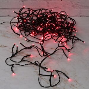 Светодиодная гирлянда Объемная 120 красных LED ламп 9 м, черный ПВХ, контроллер, IP44 Kaemingk фото 2