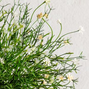Искусственный цветок в горшке Хатиора 25 см, белый Summer Deco фото 5