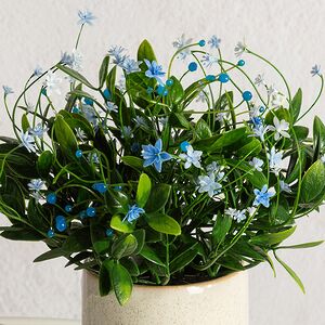 Искусственный цветок в горшке Myosotis 23 см Summer Deco фото 2