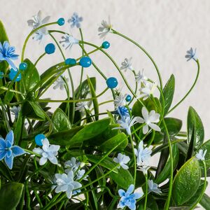 Искусственный цветок в горшке Myosotis 23 см Summer Deco фото 4