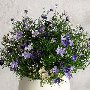 Искусственный цветок в горшке Лобелия 36 см, фиолетовый Summer Deco фото 2