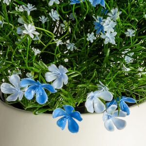 Искусственный цветок в горшке Лобелия 36 см, голубой Summer Deco фото 7