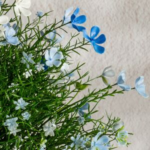 Искусственный цветок в горшке Лобелия 36 см, голубой Summer Deco фото 6