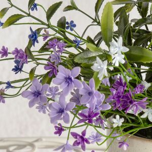 Искусственный цветок в горшке Lobelia 31 см Summer Deco фото 6