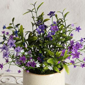 Искусственный цветок в горшке Lobelia 31 см Summer Deco фото 2