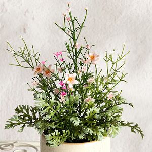 Искусственный цветок в горшке Meadow Flowers 26 см Summer Deco фото 2
