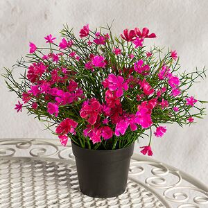 Искусственные цветы в горшке Флоксы розовые 23 см Summer Deco фото 4