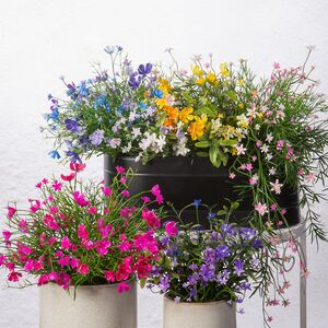 Подвесной искусственный цветок Midleton Stone 43 см, розовый Summer Deco фото 5