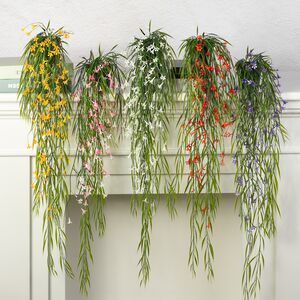 Подвесной искусственный цветок Pateley Bridge 69 см, красный Summer Deco фото 3