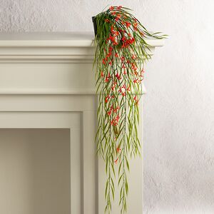 Подвесной искусственный цветок Pateley Bridge 69 см, красный Summer Deco фото 6