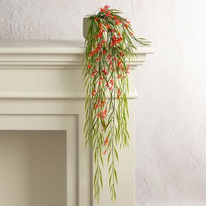 Подвесной искусственный цветок Pateley Bridge 69 см, красный Summer Deco фото 2