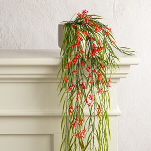 Подвесной искусственный цветок Pateley Bridge 69 см, красный Summer Deco фото 1
