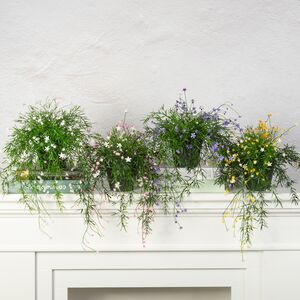 Подвесной искусственный цветок Midleton Stone 43 см, желтый Summer Deco фото 3