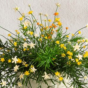 Подвесной искусственный цветок Midleton Stone 43 см, желтый Summer Deco фото 2