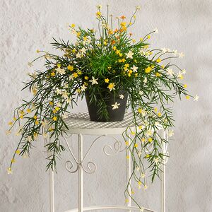 Подвесной искусственный цветок Midleton Stone 43 см, желтый Summer Deco фото 4