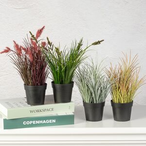 Искусственное растение в горшке Акорус - Bramhall 27 см Summer Deco фото 3