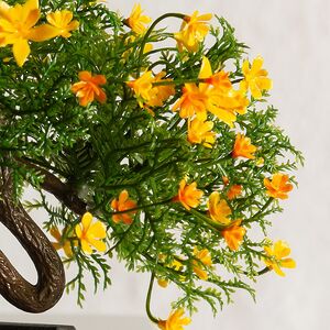 Искусственный Бонсай Хинаока 14 см желтый Summer Deco фото 4