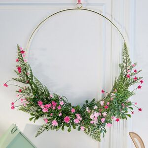 Венок декоративный Нарин - Цветочный Спектакль 41 см Summer Deco фото 4