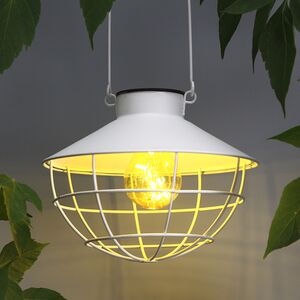 Подвесной светильник на солнечной батарее Solar Alton 22 см, IP44, белый Koopman фото 2