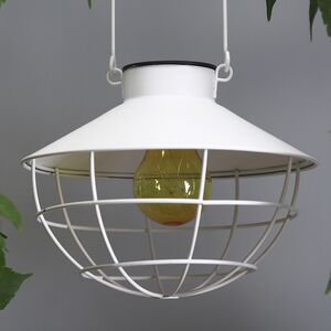 Подвесной светильник на солнечной батарее Solar Alton 22 см, IP44, белый Koopman фото 3