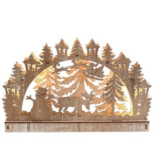 Светильник горка Лесные Чудеса 29*19 см, батарейки Sigro фото 2