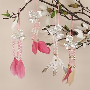 Набор елочных игрушек Flower Glow 25 см, 4 шт, подвеска Kaemingk фото 4