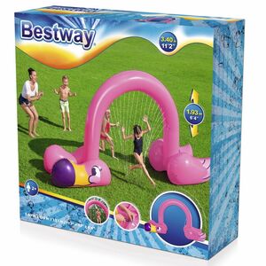 Надувная игрушка с фонтаном Фламинго 340*193*110 см Bestway фото 8