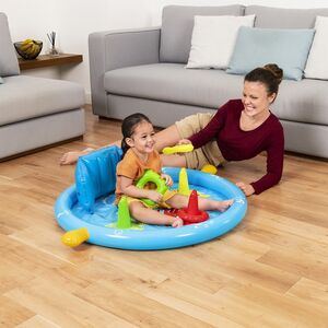 Детский бассейн с навесом Морская ракушка 115*89 см Bestway фото 6