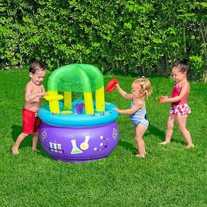 Надувной игровой центр Водный столик 86*76 см, с разбрызгивателем Bestway фото 2
