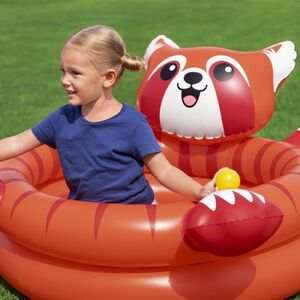 Игровой бассейн Львёнок с надувным дном и шариками 107*94*58 см Bestway фото 4