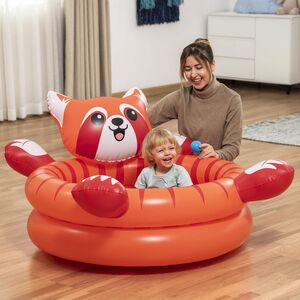 Игровой бассейн Львёнок с надувным дном и шариками 107*94*58 см Bestway фото 5
