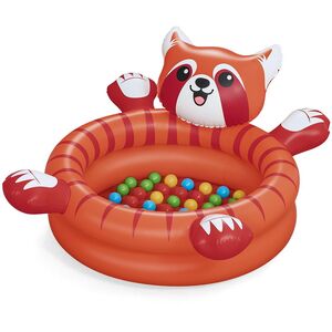 Игровой бассейн Львёнок с надувным дном и шариками 107*94*58 см Bestway фото 2