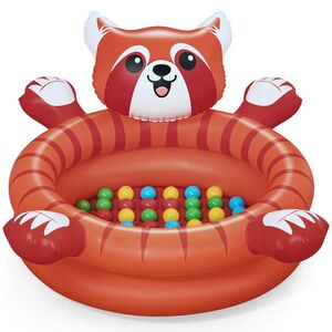 Игровой бассейн Львёнок с надувным дном и шариками 107*94*58 см Bestway фото 8
