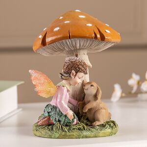 Декоративная фигурка Фея Орнелла с зайкой 15 см Kaemingk фото 4