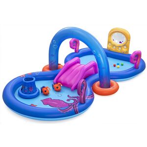 Игровой центр Sea Odyssey 330*188*117 см, с горкой и фонтаном Bestway фото 2
