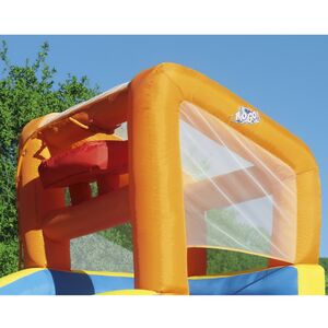 Водный игровой центр с горкой и стеной для скалолазания Turbo Splash 365*320*270 см оранжевый Bestway фото 3