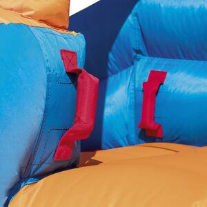 Водный игровой центр с горкой и стеной для скалолазания Turbo Splash 365*320*270 см оранжевый Bestway фото 5