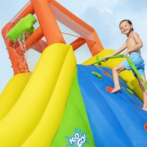 Водный игровой центр с горкой и стеной для скалолазания Mount Splashblast 435*286*267 см Bestway фото 3