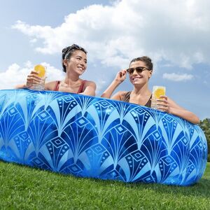 Надувной бассейн Bohemian Blue 168*53 см, надувное дно Bestway фото 4