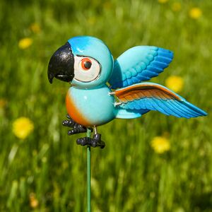 Садовый штекер Попугай Филиппо 67 см синий