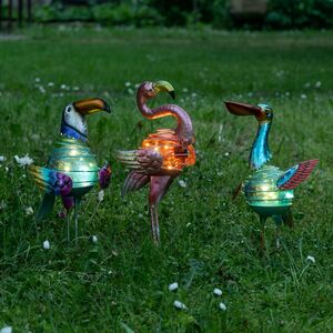 Садовый светильник на солнечной батарее Solar Toucan 34 см Koopman фото 3