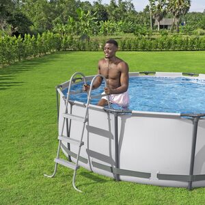 Каркасный бассейн Bestway Steel Pro Max 366*100 см, фильтр-насос Bestway фото 4
