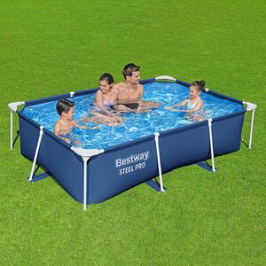 Прямоугольный каркасный бассейн 56403 Bestway Steel Pro 259*170*61 см