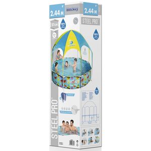 Каркасный бассейн 56432 Bestway Splash-in-Shade 244*51 см с навесом и разбрызгивателем Bestway фото 8