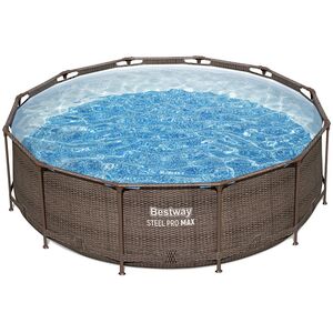 Каркасный бассейн 56709 Bestway Steel Pro Max 366*100 см, фильтр-насос, лестница Bestway фото 3