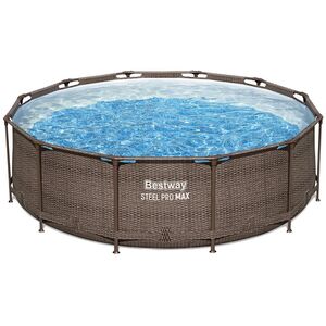 Каркасный бассейн 56709 Bestway Steel Pro Max 366*100 см, фильтр-насос, лестница Bestway фото 7