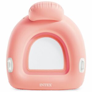 Надувное кресло для плавания с сетчатым дном 114*107 см розовое INTEX (Интекс) фото 2