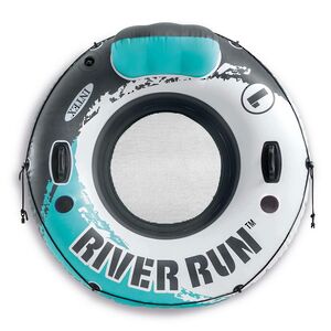 Надувной круг-кресло River Run с сетчатым дном 135 см аквамарин INTEX фото 3