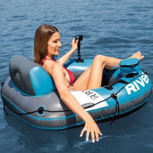 Надувной круг-кресло River Run Pro 140*132 см с креплением
