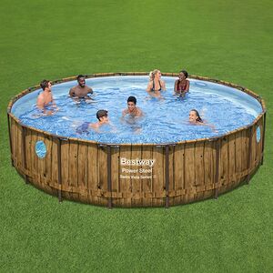 Каркасный бассейн Bestway Power Steel Swim Vista 549*122 см, фильтр-насос, аксессуары